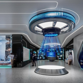 现代科技展厅3D模型下载